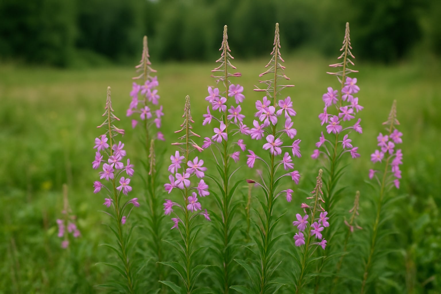Дребноцветна върбовка (Epilobium parviflorum)